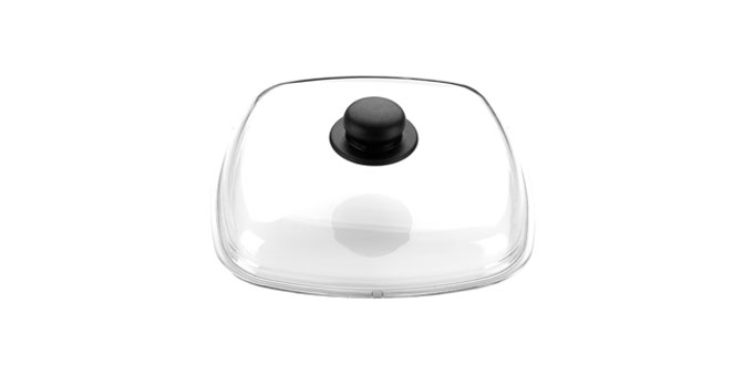 Крышка 26*26 стеклянная Unicover