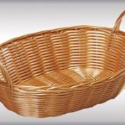Корзина с ручкой  43х30.5х13 темно коричневая