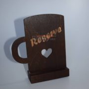 Табличка Резерв Чашка большая