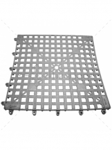 Коврік барний 33*33cм срібло