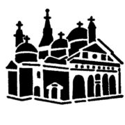 Martellato Трафарет для торта "церковь"  26 см