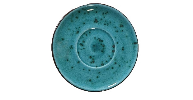 Тарелка Тиффани бирюза Manna ceramics