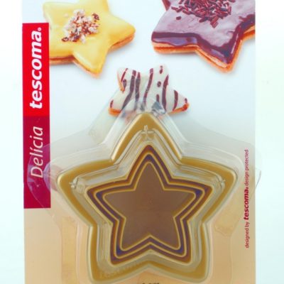 Двухсторонние формочки звездочки, 6 размеров DELICIA