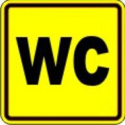 Наклейка WC