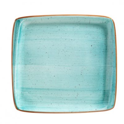Тарелка квадратная 22*20 см Aura Aqua