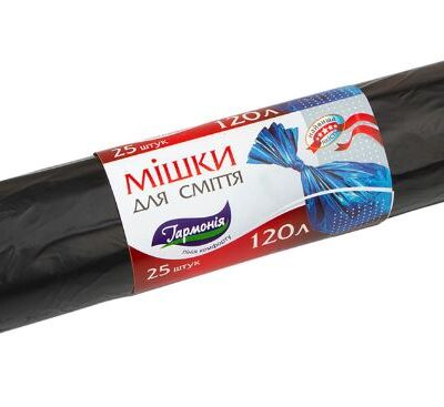 Мішки для сміття 120 л 10 шт
