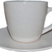 Чашка с блюдцем Marble Cream 300 мл