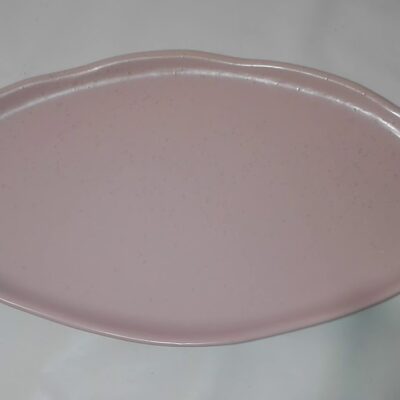Блюдо овальное 38*22см Marble Pink