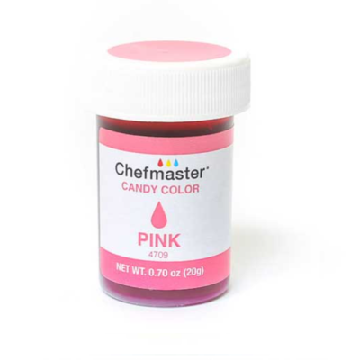 Барвник для шоколаду Chefmaster Candy Рожевий 20g пастоподібний