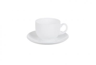 Чашка з блюдцем Essence white 90 мл