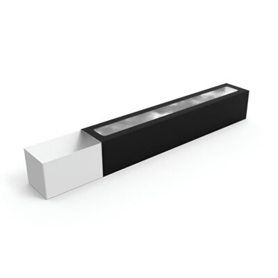 Упаковка для макарунс (12 шт) MAXI Чорна