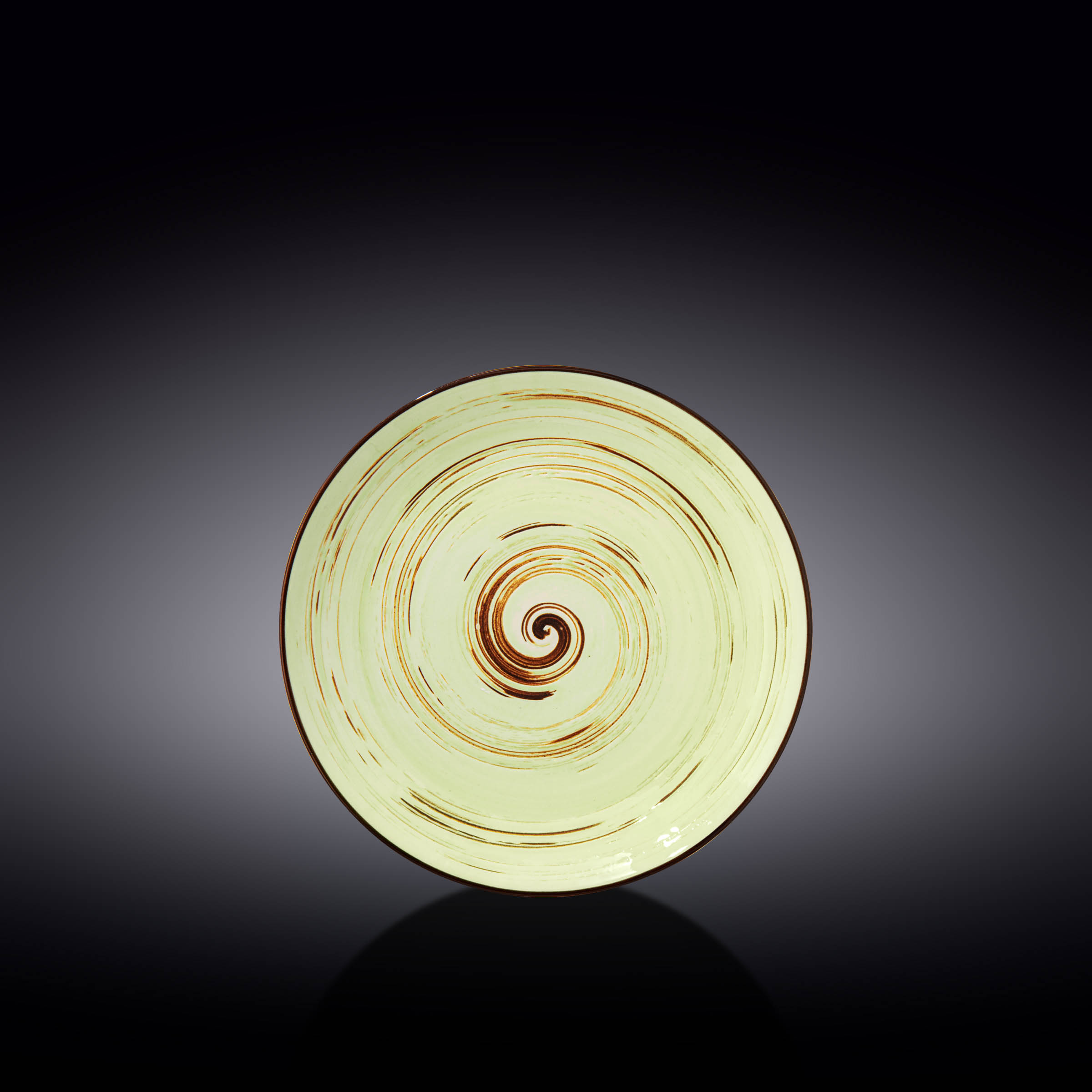 Тарілка десертна Wilmax SPIRAL PISTACHIO 18 см