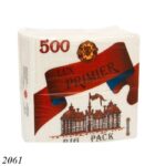 Серветки білі барні 500шт Primier Lux