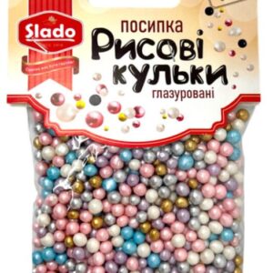Кульки рисові глазуровані Пастель 100г