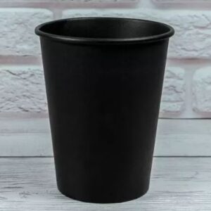 Стакан 250мл паперовий 50шт Total BLACK